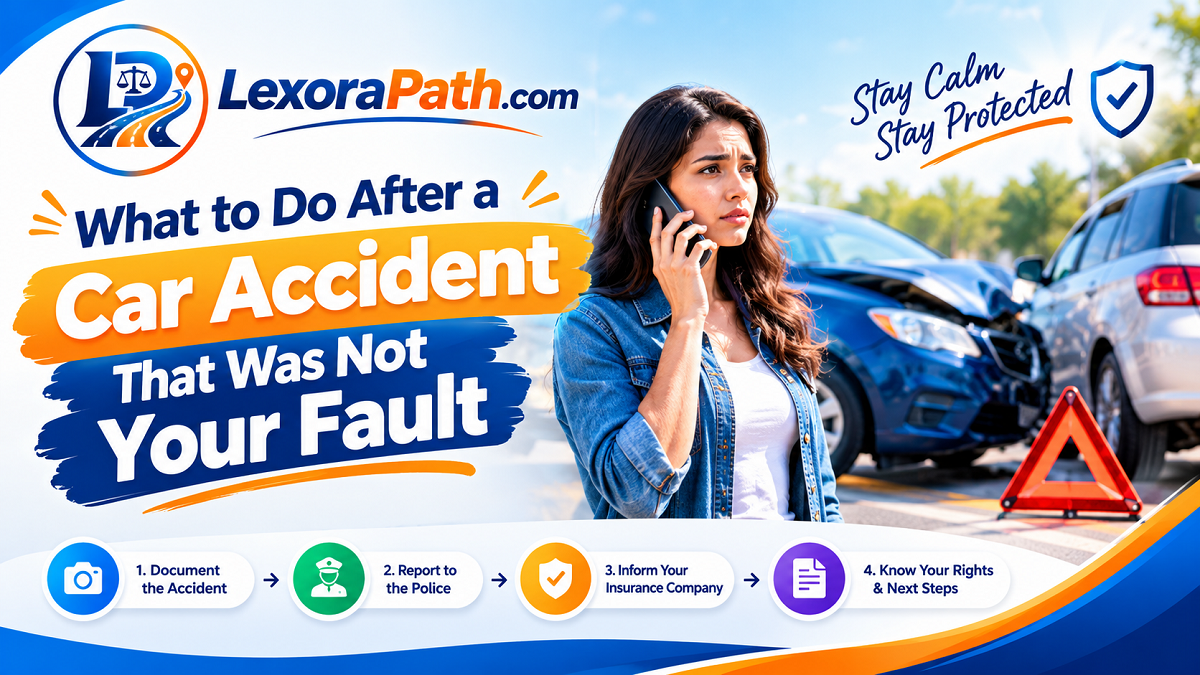 What to Do After a Car Accident That Was Not Your Fault
